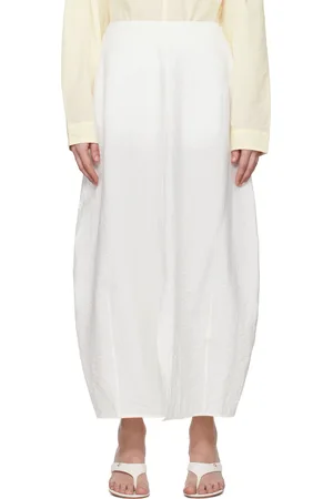 Totême White Parachute Maxi Skirt