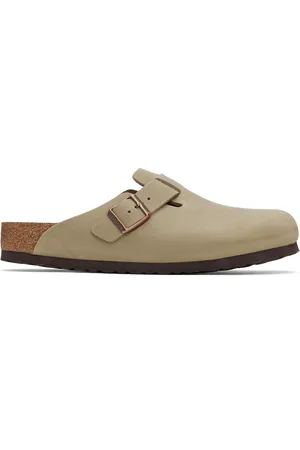 Birkenstock Brown Regular Boston Oiled Leather Slip-on Loafers