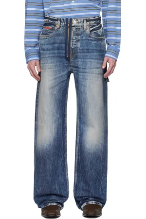 MARTINE ROSE Blue Casual Jeans