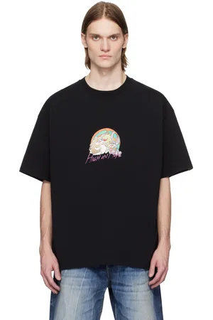 MARTINE ROSE Black SS Oversized T-shirt