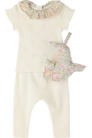 BONPOINT Baby Off-White Daisie Pyjama Set