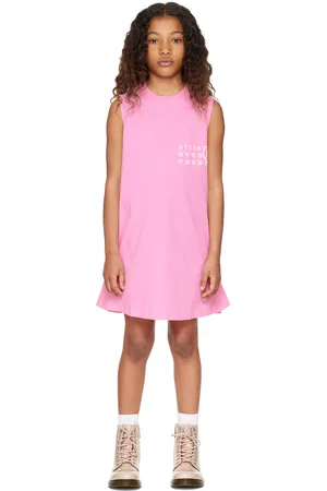 Maison Margiela Kids Pink Tank Dress