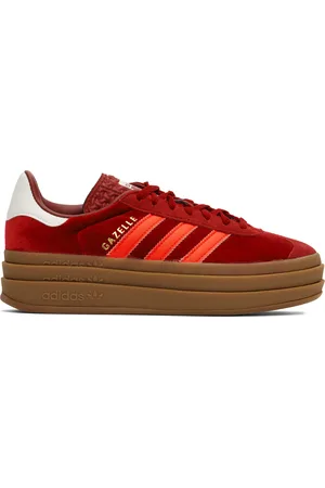 adidas Red Gazelle Bold Sneakers