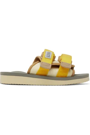 SUICOKE Beige MOTO-Cab Sandals