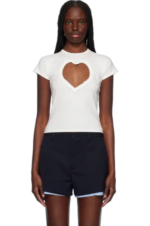 AMBUSH White Heart Baby T-shirt