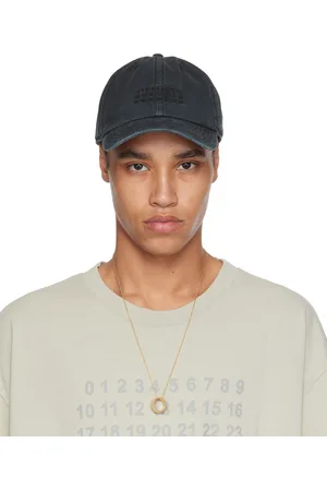 Maison Margiela Black Baseball Cap