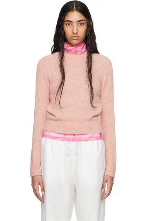 DRIES VAN NOTEN Pink Alpaca Sweater