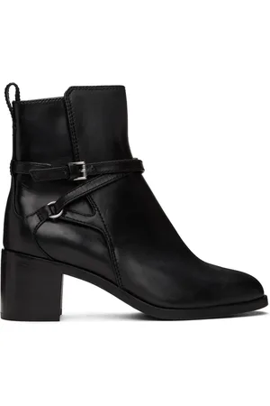 RAG&BONE Black Hazel Buckle Boots