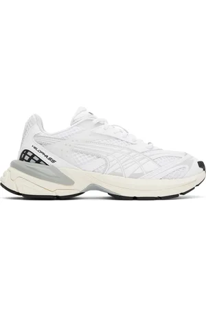 PUMA White Velophasis Sneakers
