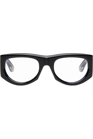 Gucci Black Rectangular-Frame Glasses