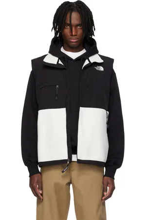 The North Face Black & White Retro Denali Vest