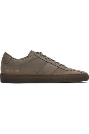 COMMON PROJECTS Taupe Tennis Trainer Sneakers