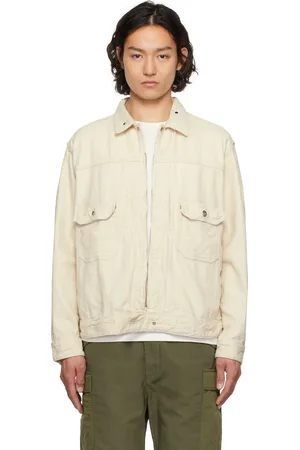 ENGINEERED GARMENTS Off-White Trucker Jacket
