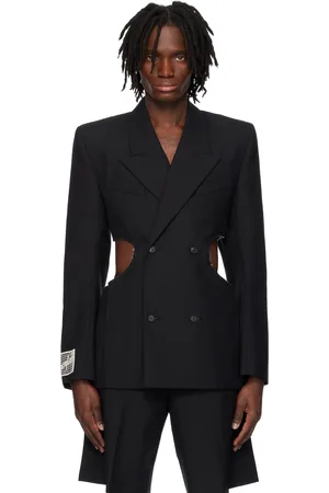 EgonLab Black Openwork Blazer