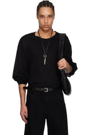 LEMAIRE Black LS Relaxed T-shirt