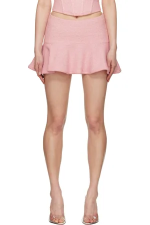 MISBHV Pink Paris Tweed Miniskirt