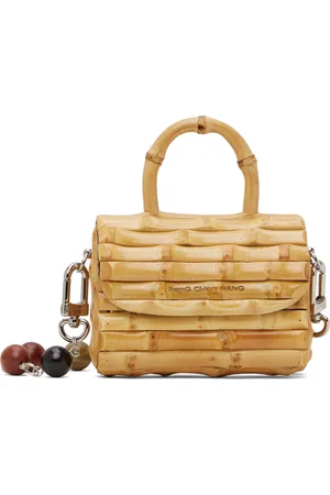 Feng Chen Wang Beige Raw Roots Mini Bag