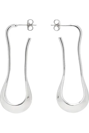 LEMAIRE Silver Short Drop Earrings