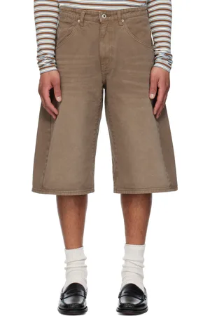 Coor Garment-Dyed Engineer Denim Bermuda Shorts