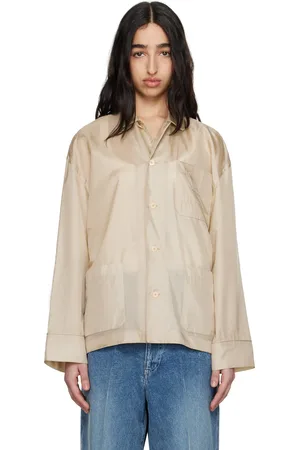 Carven Beige Silk Shirt