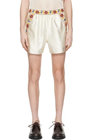 BODE Off-White Candyfloss Shorts