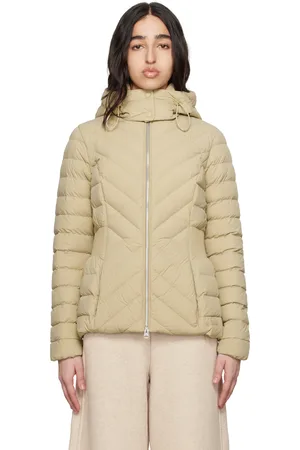 Mackage Beige Idalee Hooded Light Down Jacket