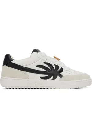 Palm Angels White & Black Palm Beach University Sneakers