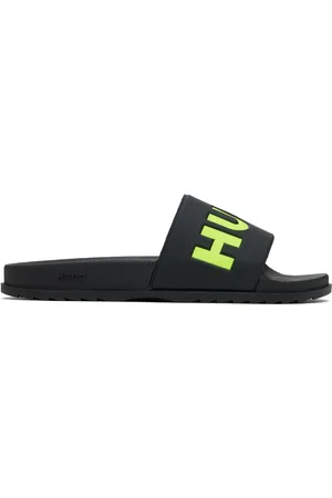 HUGO BOSS Black Logo Strap Slides