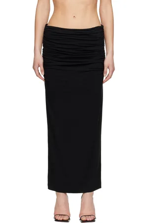 Entire Studios Black Surge Maxi Skirt