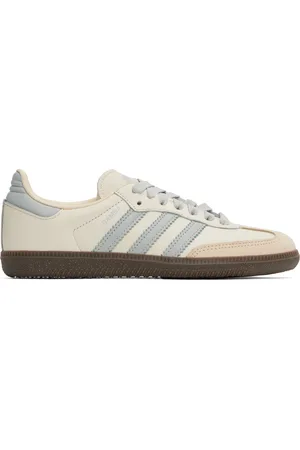 adidas Beige & Gray Samba OG Sneakers