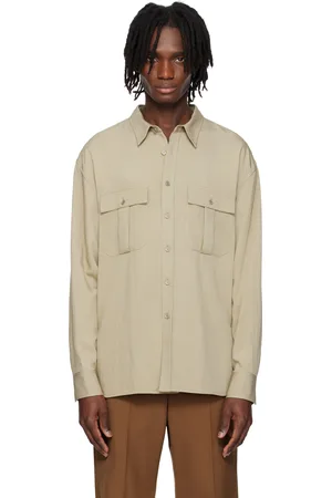Recto Beige Pocket Detail Montana Shirt