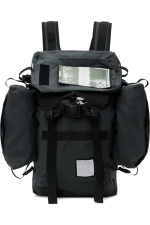 GR10K Gray & Black Waxed Cotton Backpack
