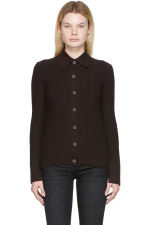 Frame Brown Slim Cardigan