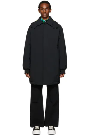 Msgm Black Insulated Coat