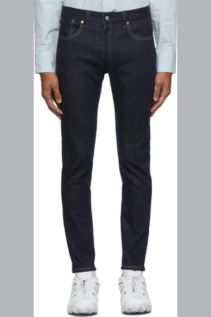 Fumito Ganryu Blue 5 Pockets Separate Skinny Jeans