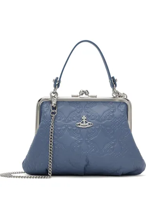 Vivienne Westwood Blue Granny Frame Bag