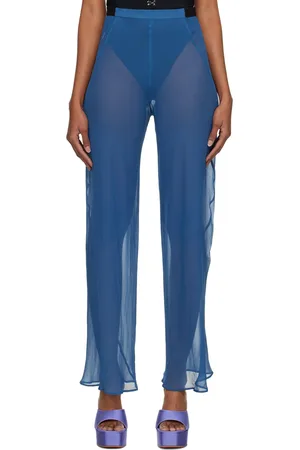 CHRISTOPHER ESBER Indigo Bias Trousers