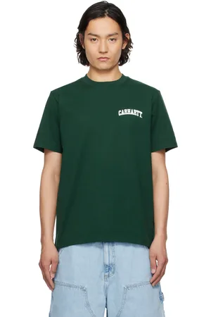 Carhartt Green S/S University Script T-Shirt