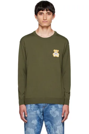 Moschino Green Teddy Bear Sweater
