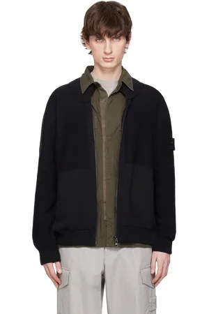 Stone Island Black Cotton Cashmere Sweatshirt