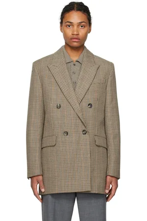 Ami Brown Oversized Blazer