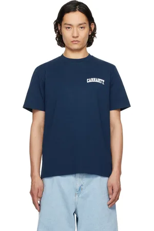 Carhartt Navy S/S University Script T-Shirt
