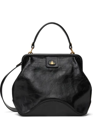 Vivienne Westwood Black Abbey Frame Bag