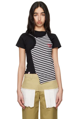 Charles Jeffrey Loverboy Black & White Baby Muscle T-shirt