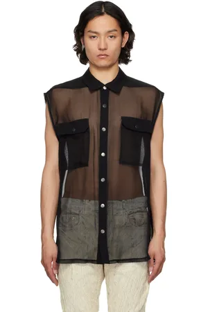 Rick Owens Black Hollywood Jumbo SL Shirt