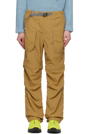 and wander Beige NY Taffeta 2Way Cargo Pants