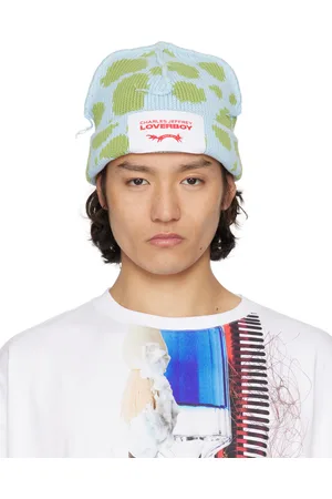 Charles Jeffrey Loverboy Blue & Green Loverboy Beanie