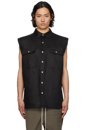 Rick Owens Black Hollywood Jumbo SL Overshirt