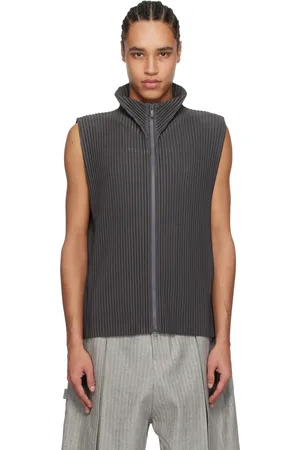 Issey Miyake Gray Monthly Color March Vest