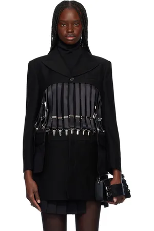 NOIR KEI NINOMIYA Wool Mohair Doeskin Blazer